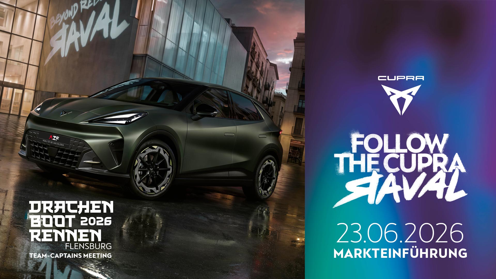 Volle Ladung Teamgeist: CUPRA Raval Premiere & Drachenbootrennen 2026